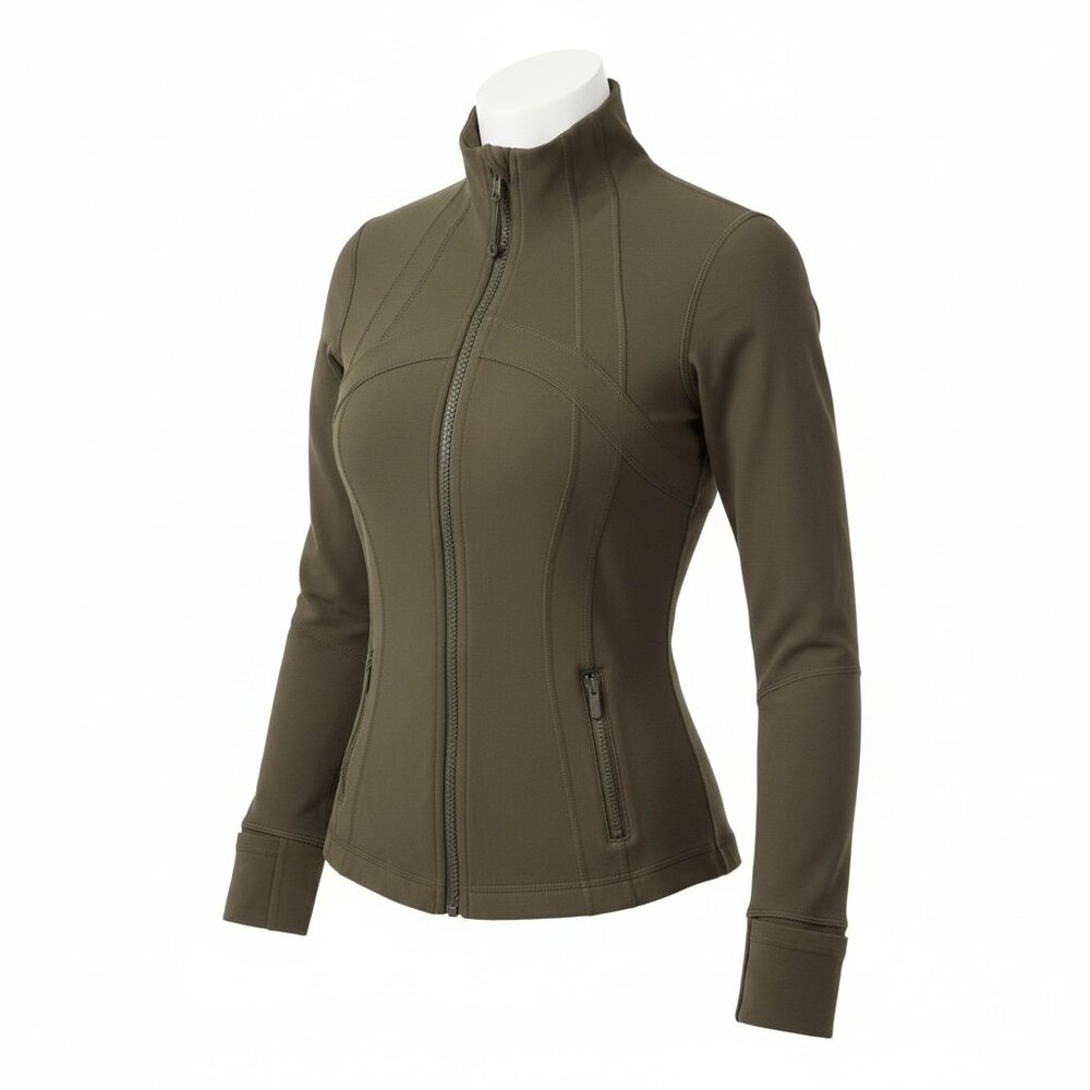 Lululemon Define Track Jacket Olive Green SZ Small Athletic Jacket - Picture 2 of 7